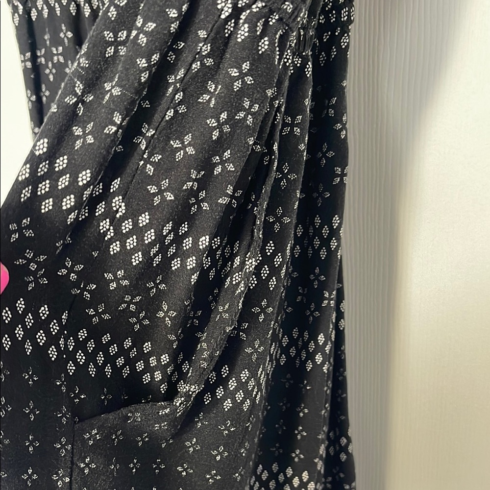 Mossimo Supply Co. Black and White Patterned Romper - Picture 6 of 6